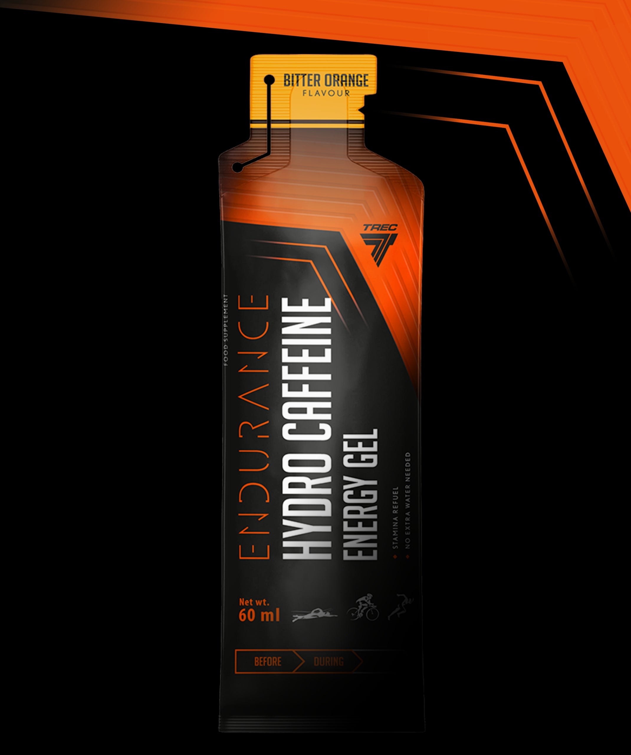 Trec Endurance Hydro Caffeine Energy Gel 60ml Expiration date at least six months from the date of purchase