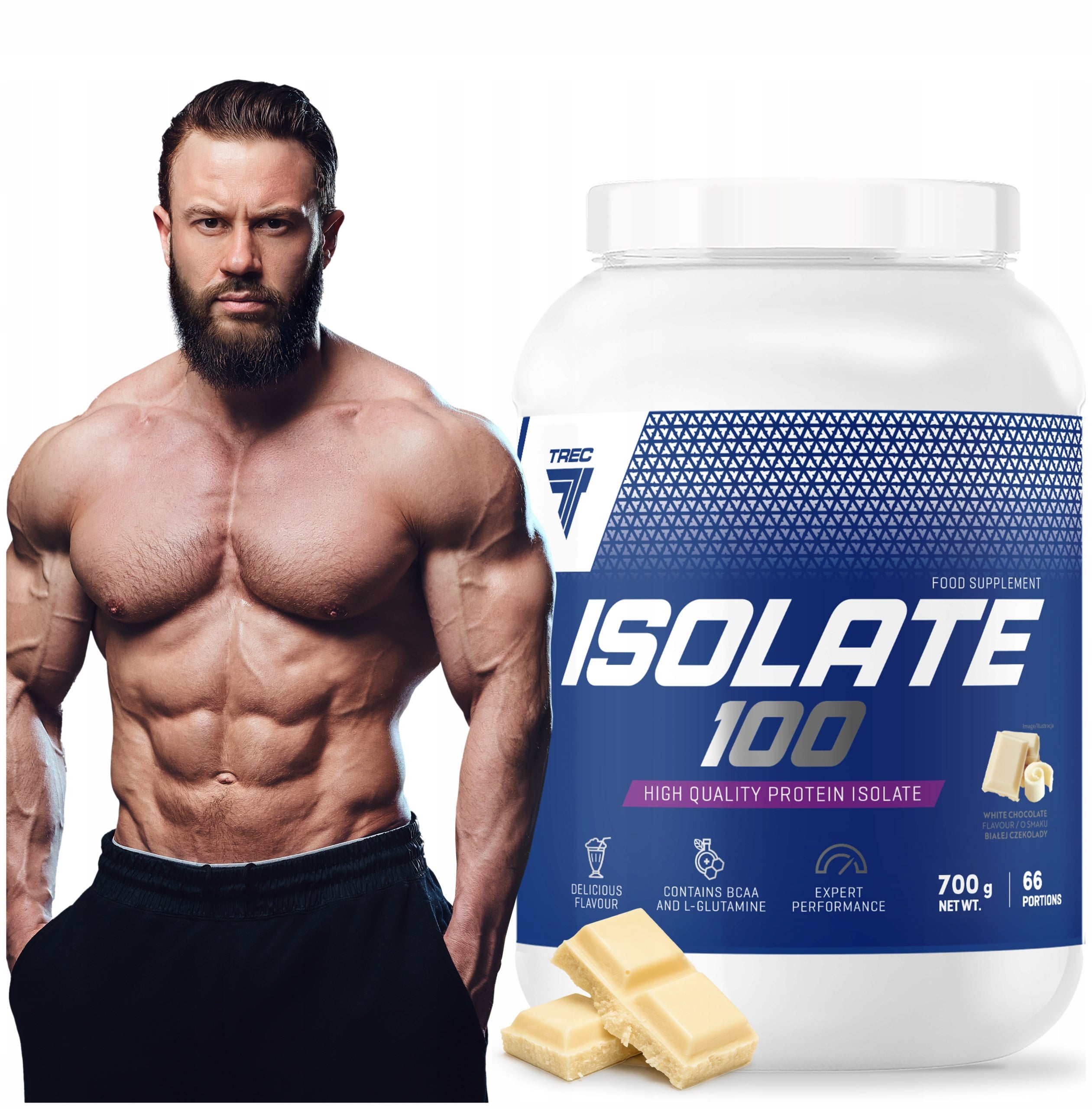 Trec Isolate 100 future WPI flavored protein high protein content| 700g