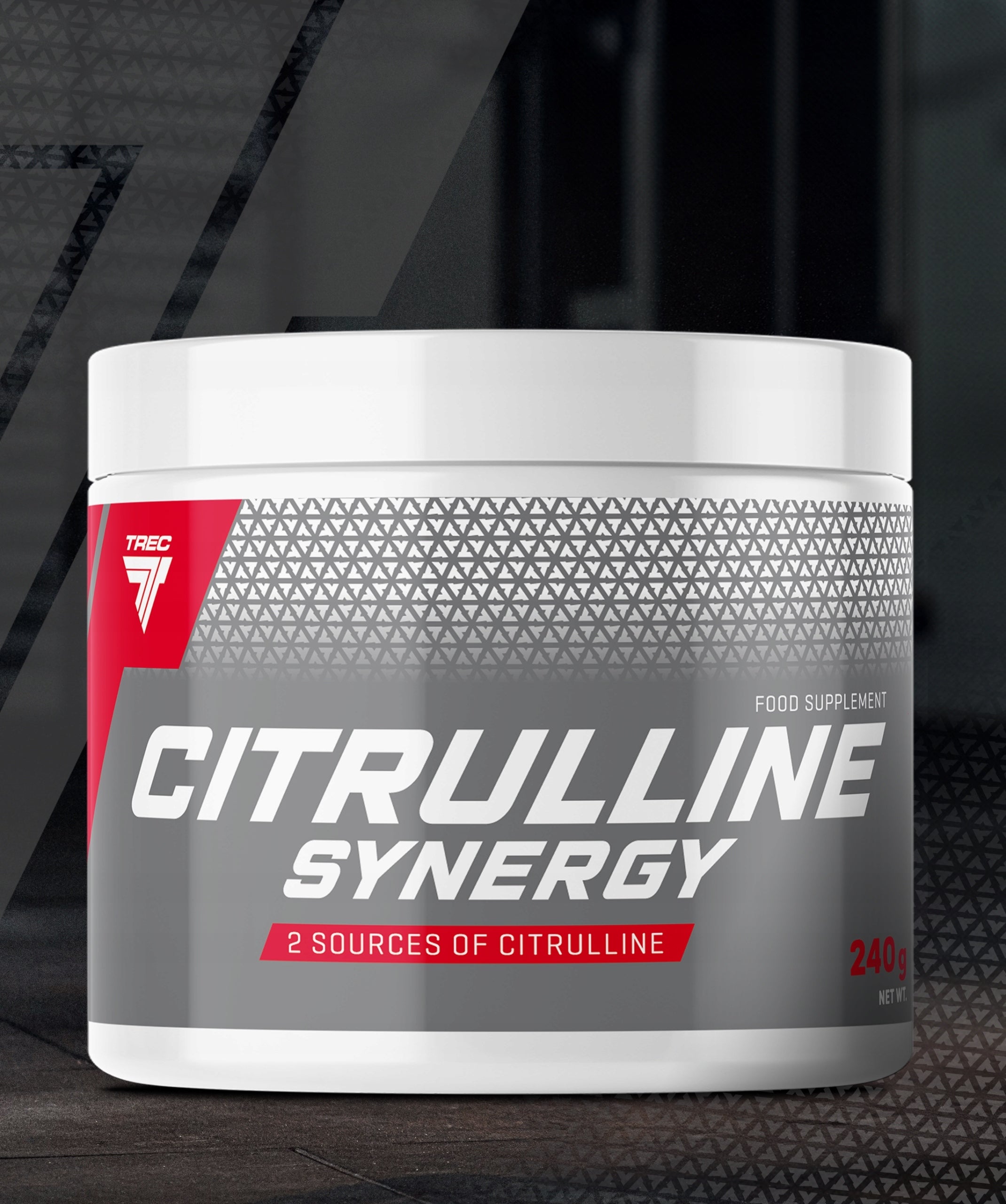 Trec L-Cytrullina Pre-workout CITRULLINE SYNERGY 80 servings pump strength Packaging status original