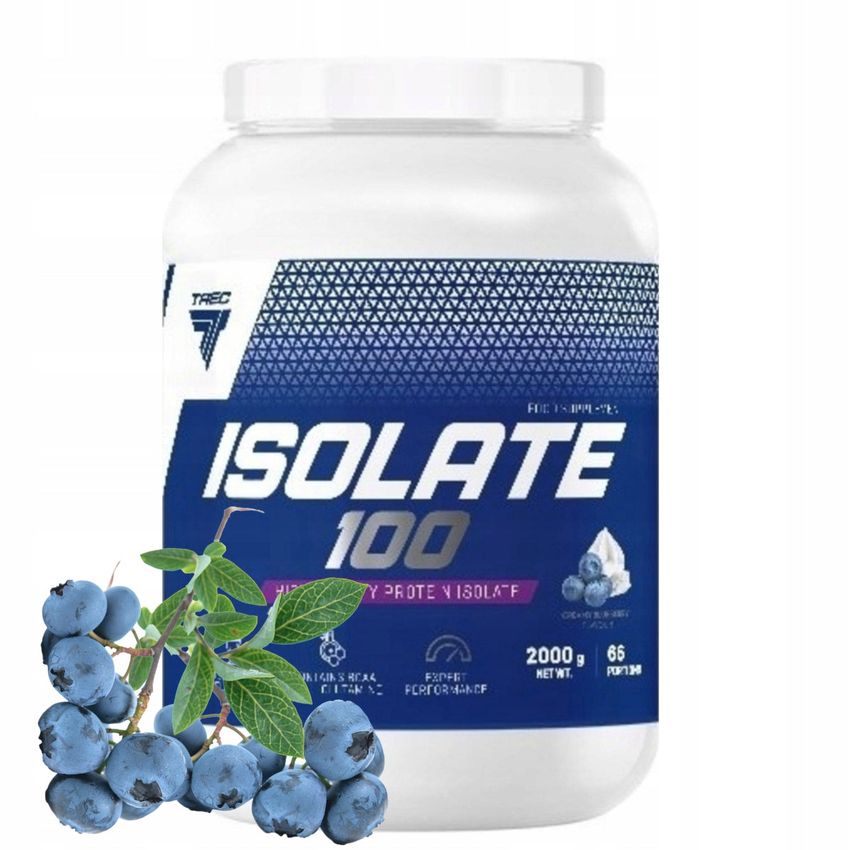 Trec Nutrition Isolate 100 2000g CREAMY BLUEBERRY Protein Conditioner Isolate