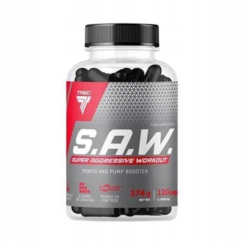 Trec S.A.W., pre-workout for professionals, 120 capsules