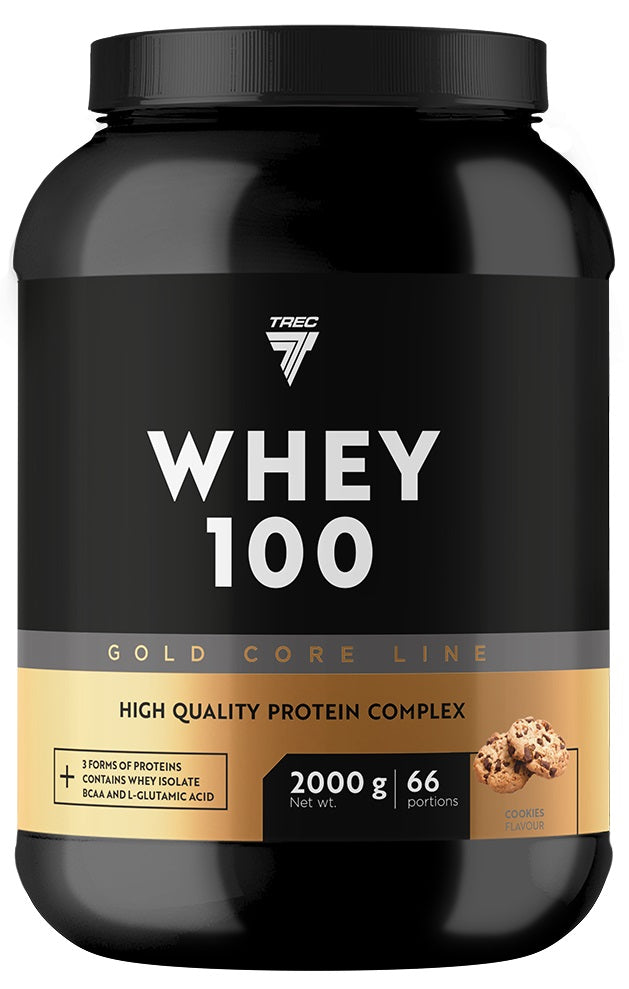 Trec Whey 100 Gold Protein 2kg WPH WPI WPC Protein Chocolate Expiration date at least 1 year from the date of purchase