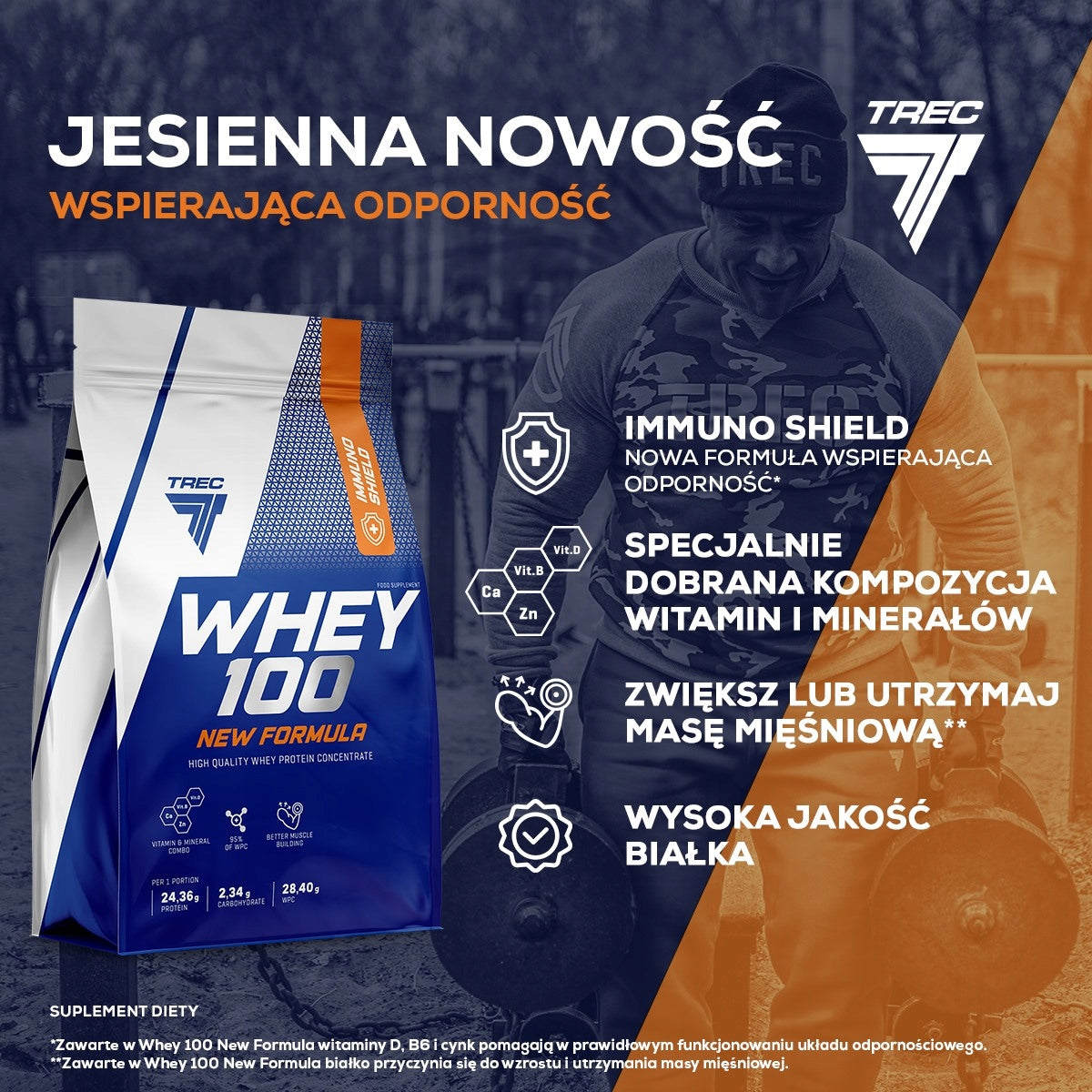 Trec Whey 100 NEW Formula 700g Protein WPC Protein Conditioner, Protein Sheikh Brand Trec Nutrition