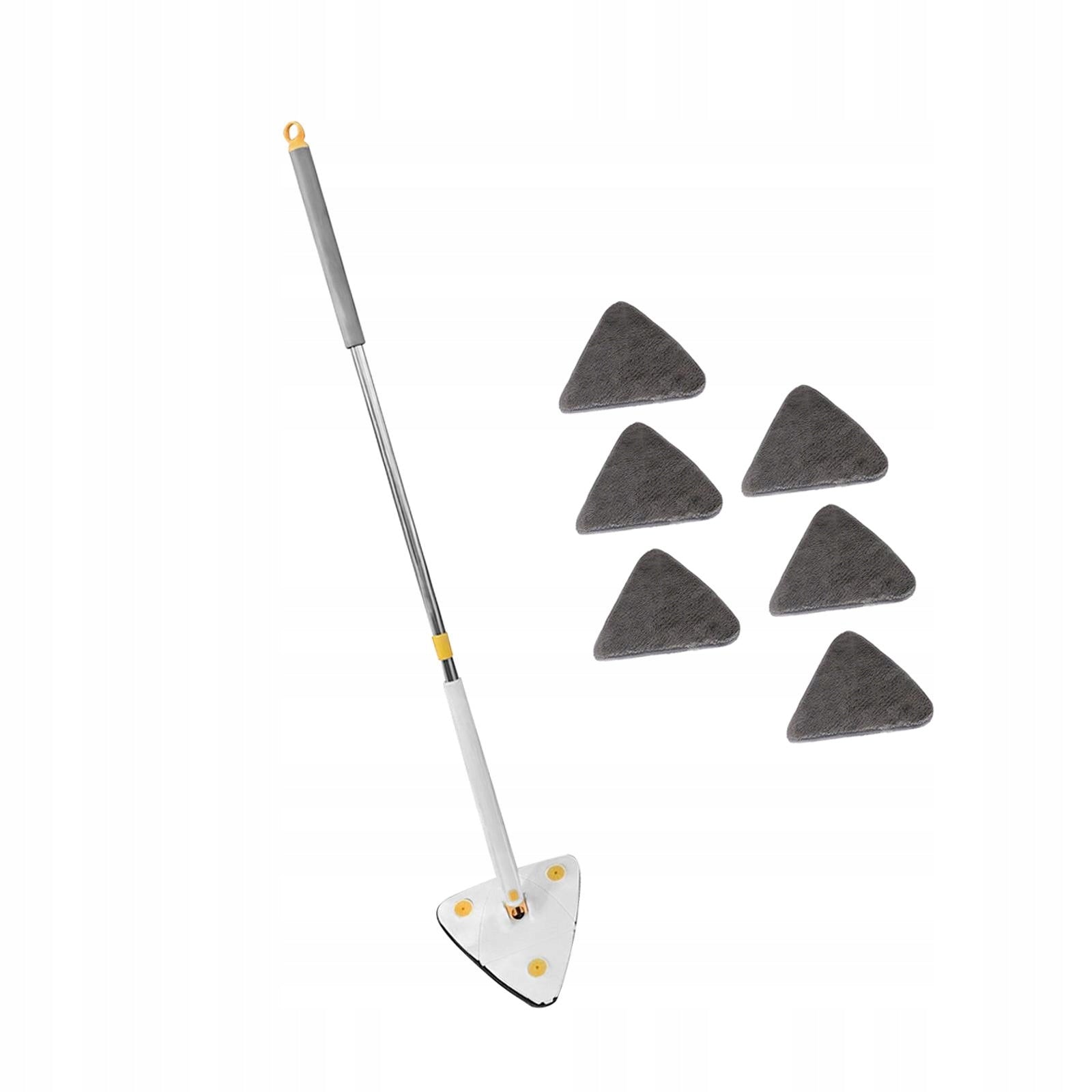 Triangle Mop Adjustable 360 Degree Rotatable Replacement White with 6 mops Brand no brand