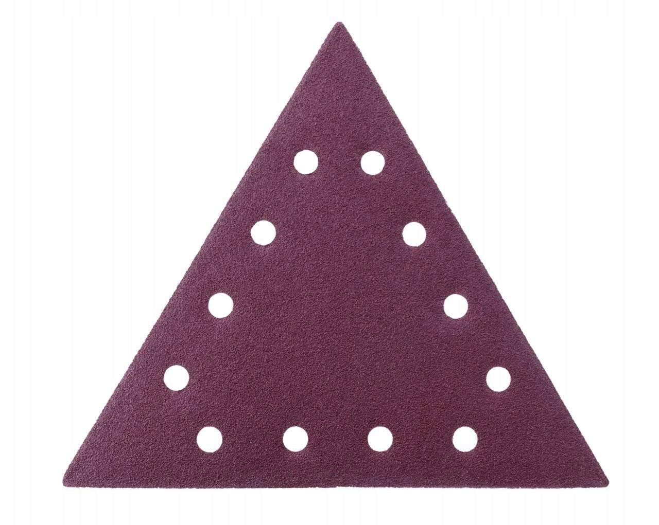 Triangular sandpaper Scheppach K80 10 pcs for boards cardboard plaster