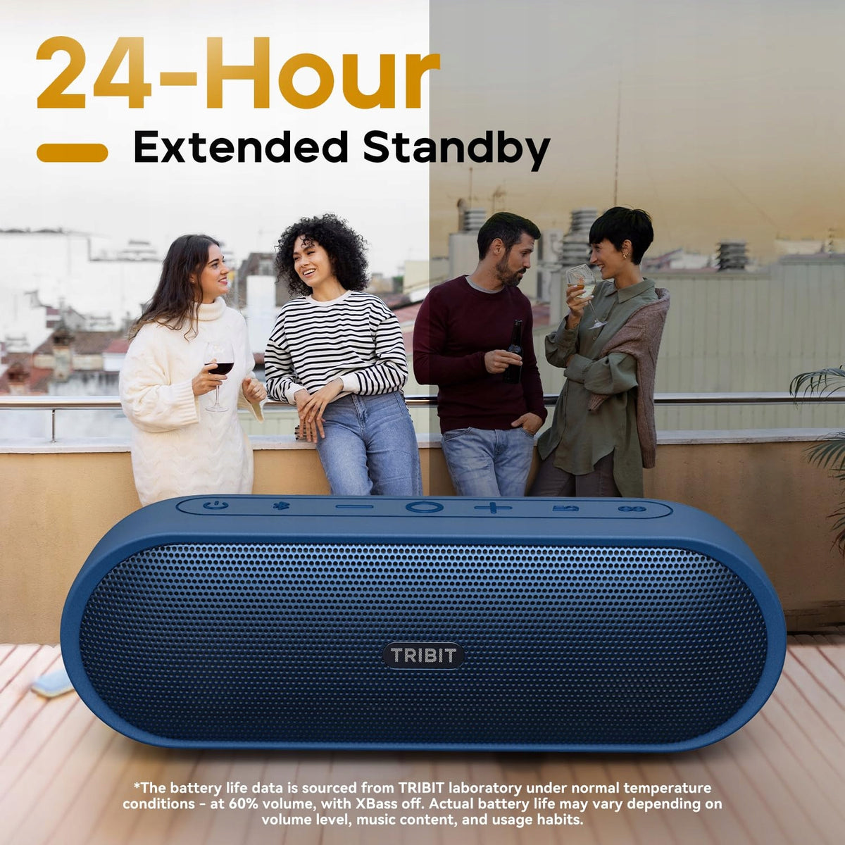 Tribit Bluetooth Speaker XSound Plus 30W IPX7 24h playback Brand Tribit