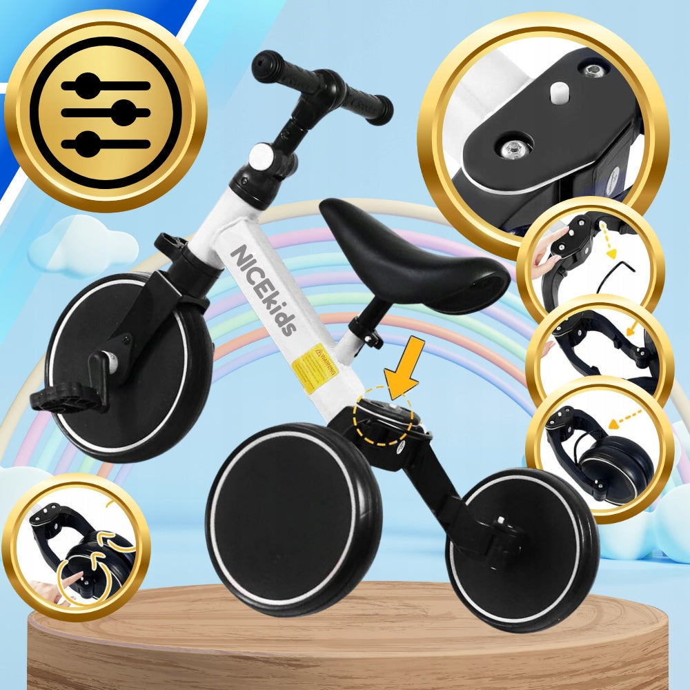 Tricycle 3in1 NICEkids For Children Ride-On Toddler Bikes Brand NiceKids