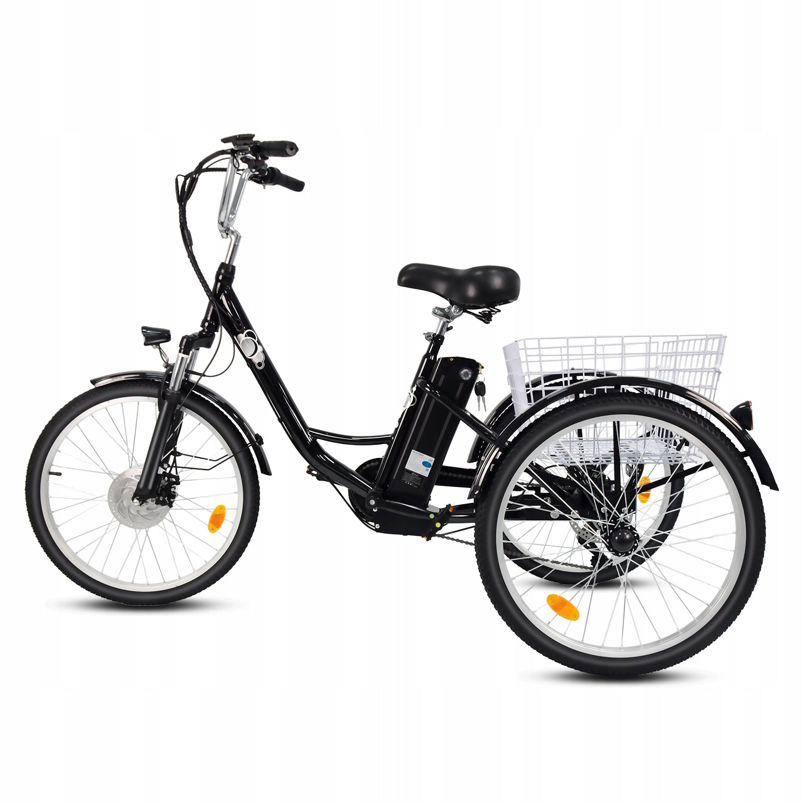 Tricycle Electric M300 250W 36V 15AH 25KM/H 70km SHIMANO 7 Speed 2026 Foldability partially assembled, calibrated