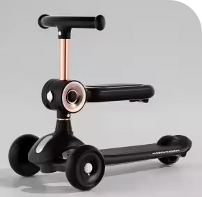 Tricycle scooter 2in1 rider Lemoo RS120 Color black gold