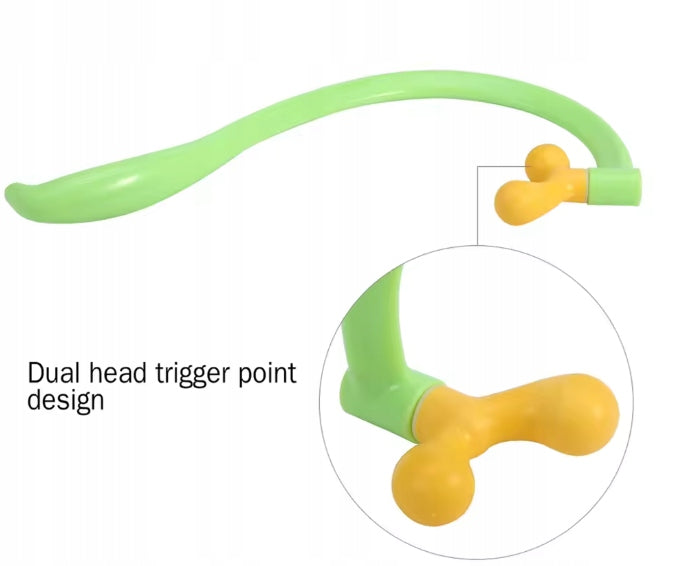 Trigger Point Massager for Neck and Shoulders Double Standalone Medical device no