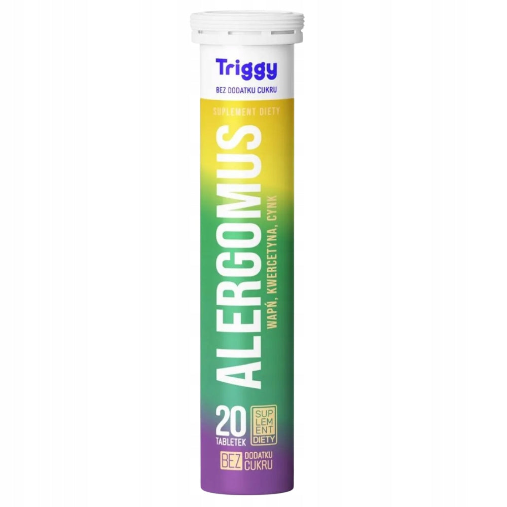 Triggy Allergomus 20 tabl calcium effervescent zinc quercetin allergy