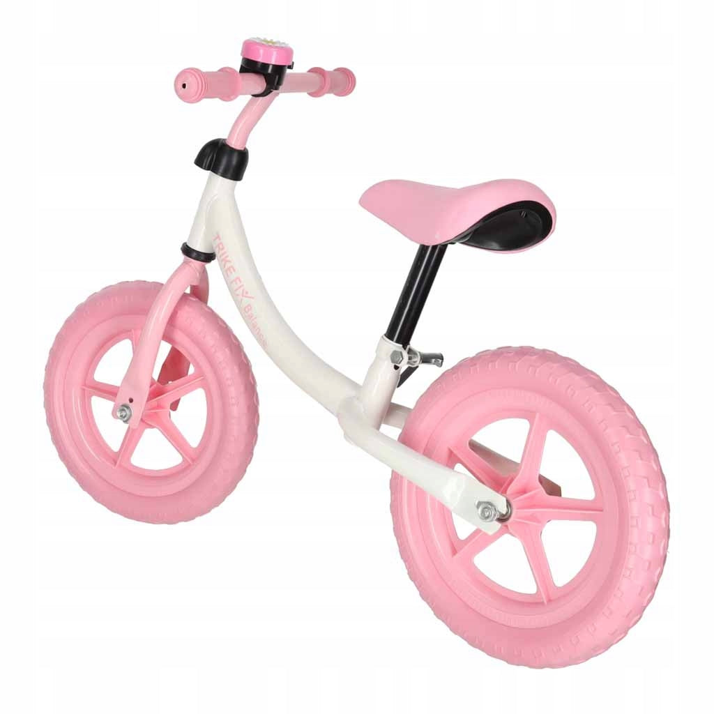 Trike Fix Balance balance bike with bell pink Frame steel
