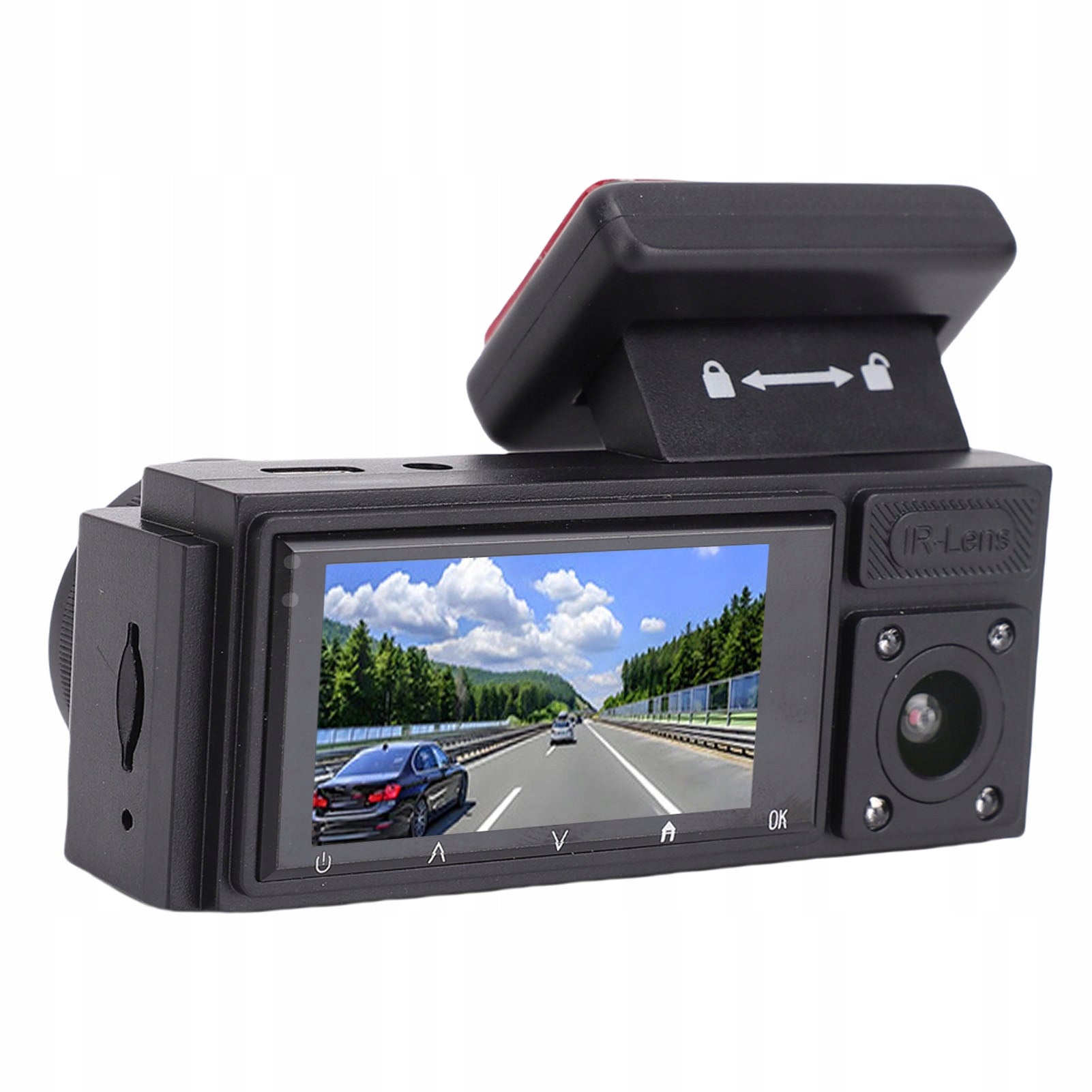 Triple Car Camera 1080P Front Rear Inside PX Recorder Model 6422PWFI