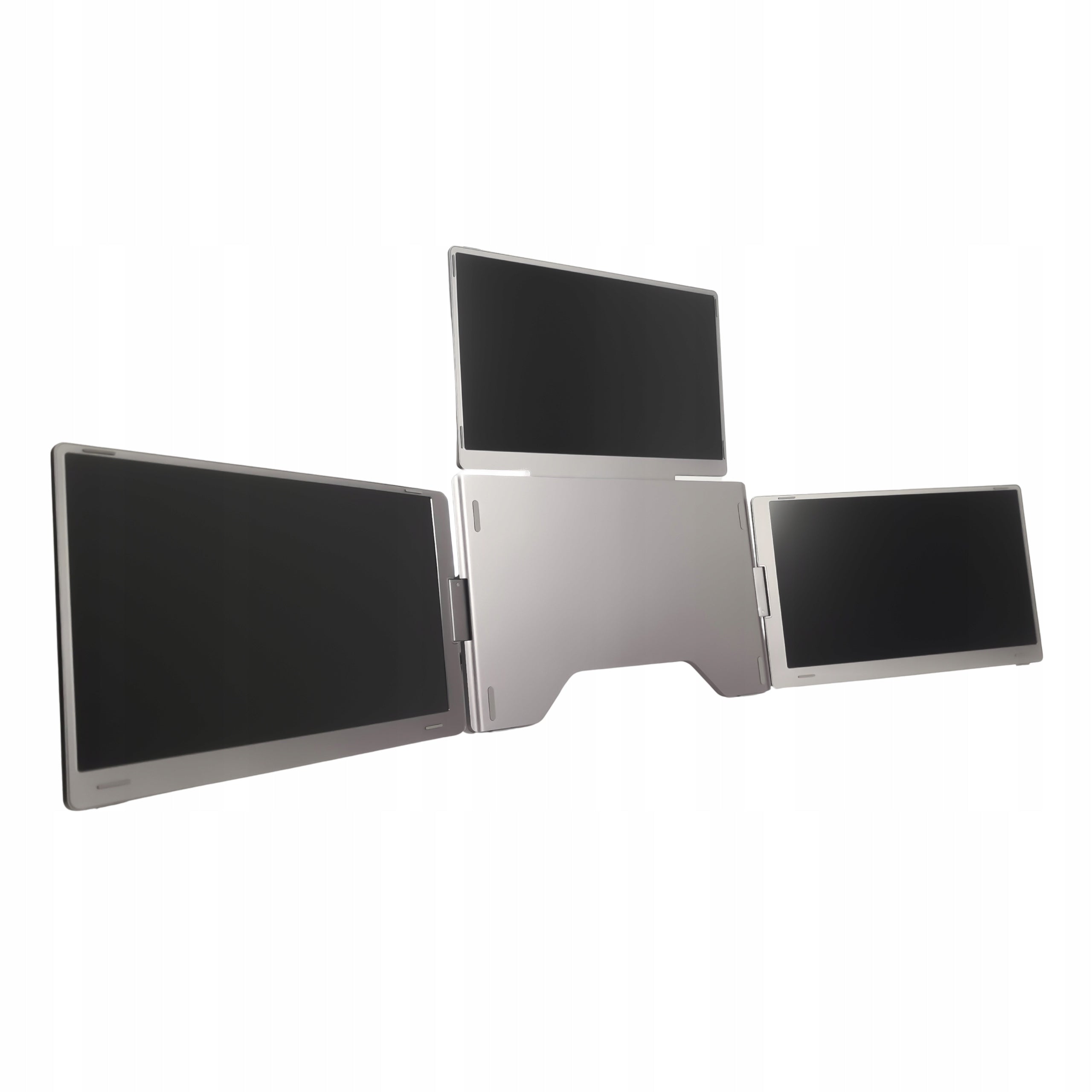 Triple Portable 3x 15.6" IPS Monitor, USB-C for 12"-17" Laptop, 3 Screens Brand PRO-VIEW