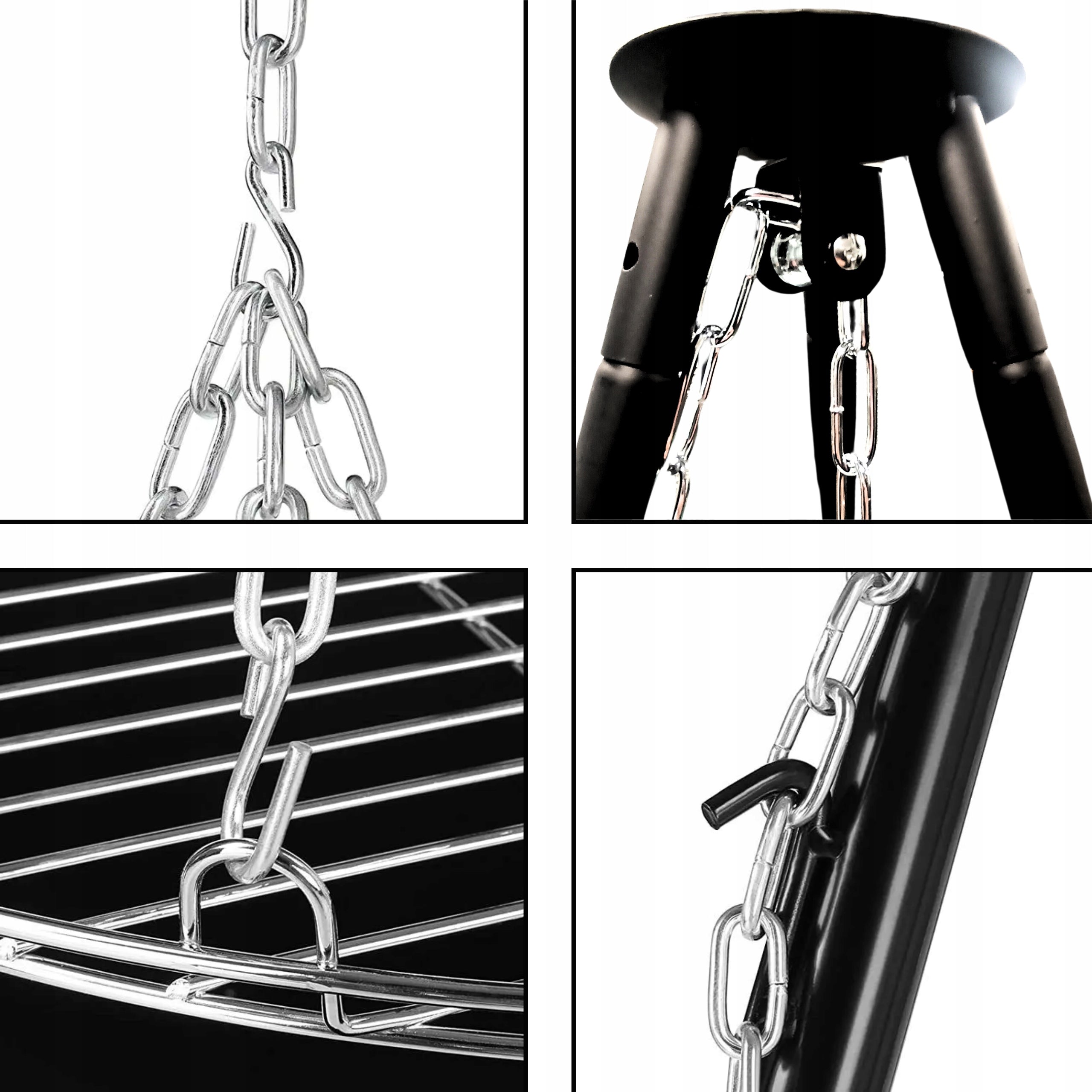 Tripod HAGE with steel grate 50 cm height 152 cm Manufacturer HAGE