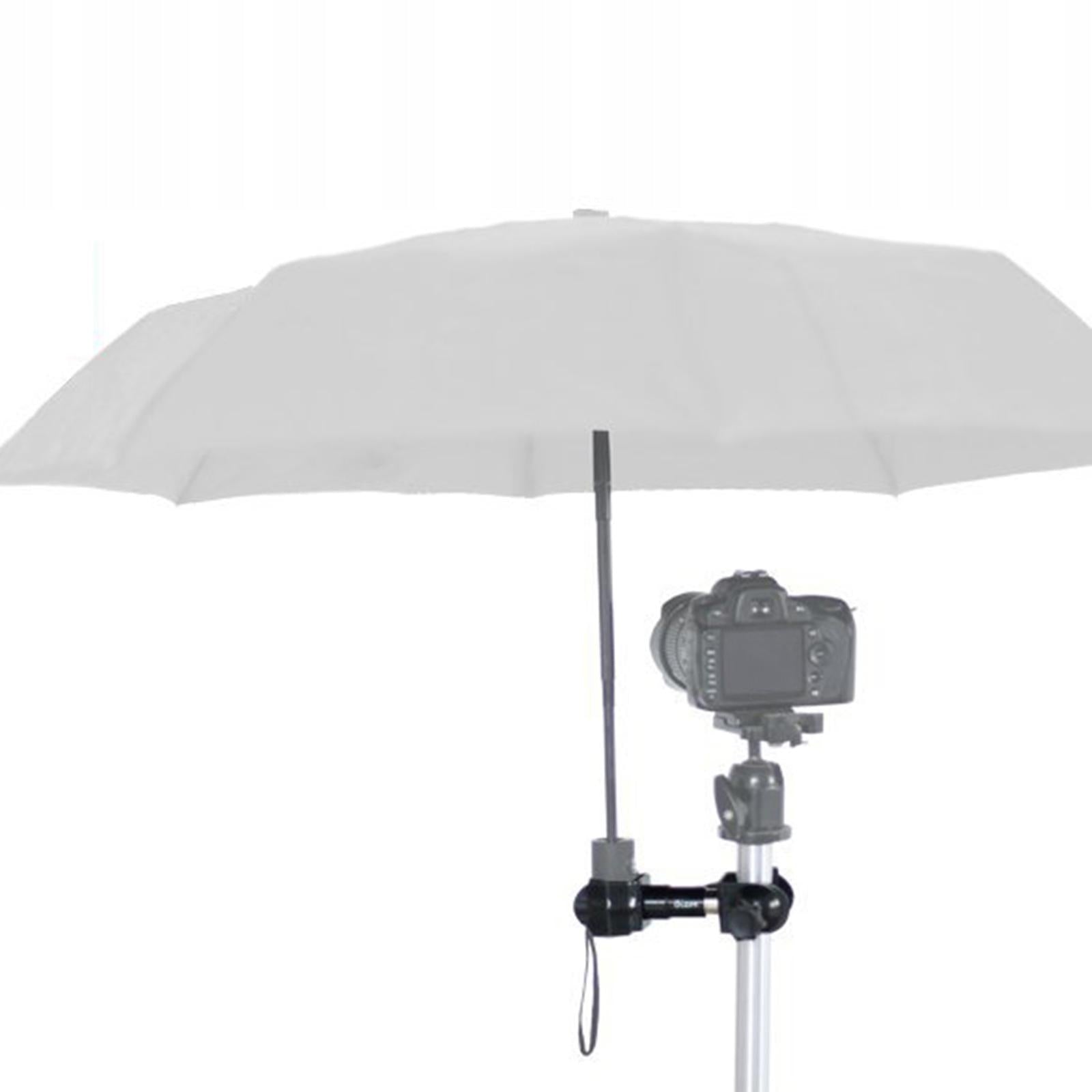Tripod Umbrella Holder for Camera Clamp Photography Hot Sun Rain Adjustable Brand no brand