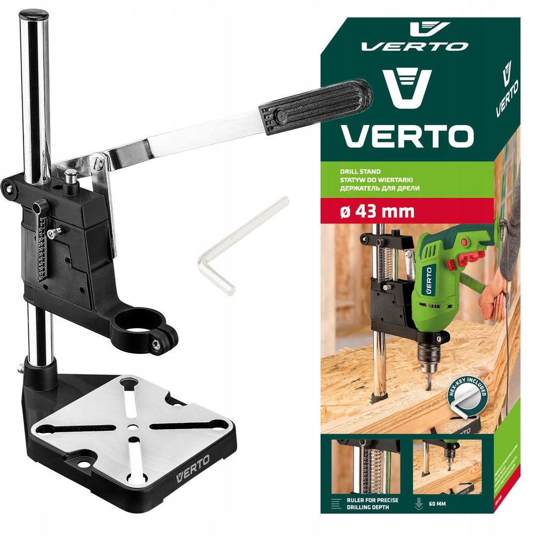 Tripod stand for drill diameter 43 mm, stroke 60 mm 65H105 VERTO