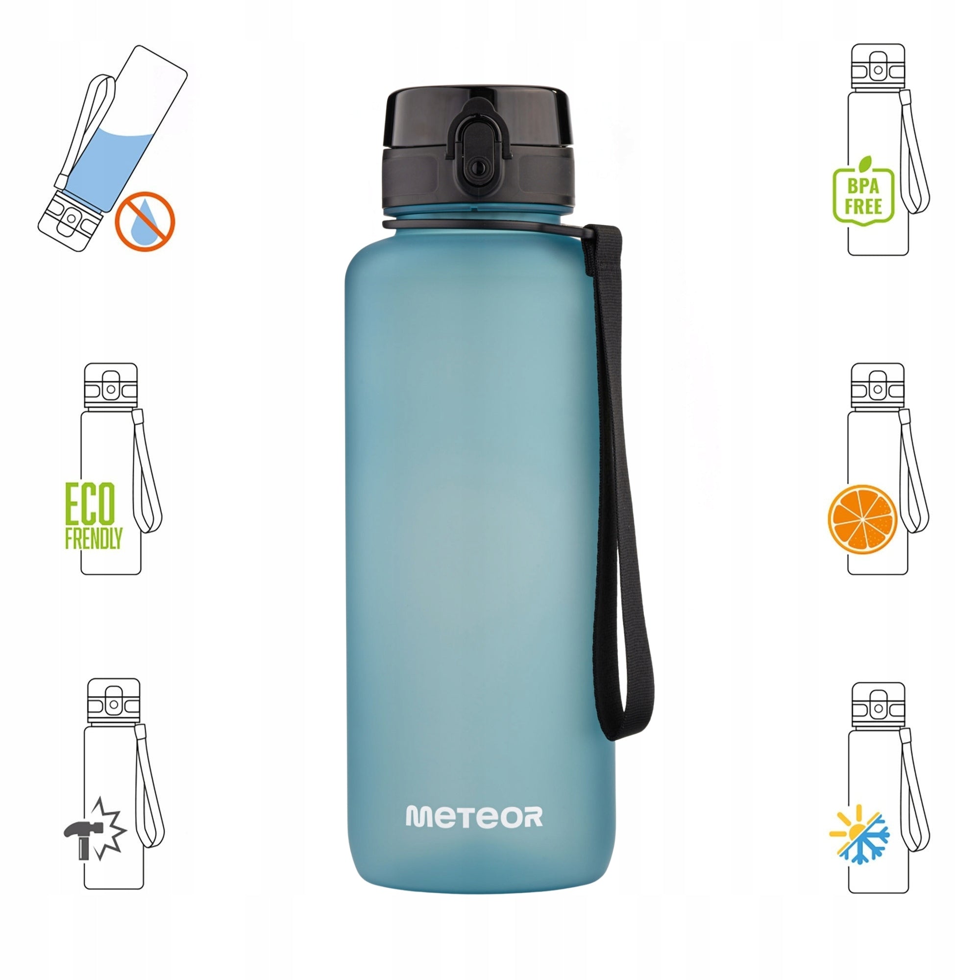 Tritan BPA Free Sports Water Bottle with Mouthpiece 1,5 l Kind water bottle