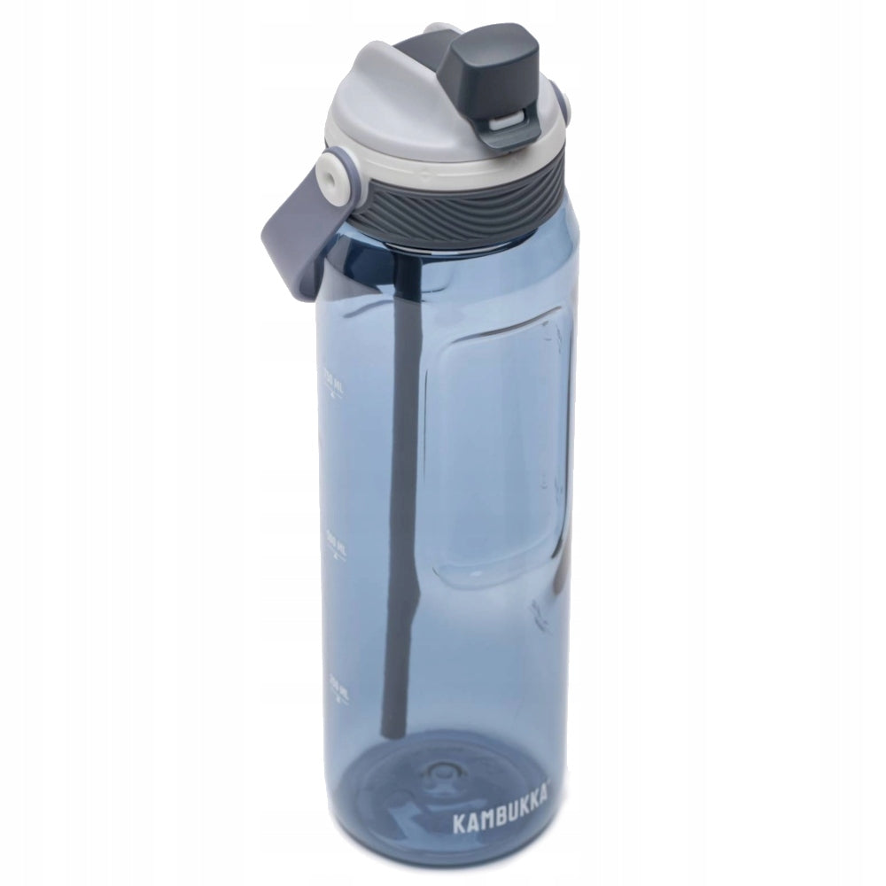 Tritan water bottle with straw Kambukka Dupla 1l Coastal Rock Packaging status original
