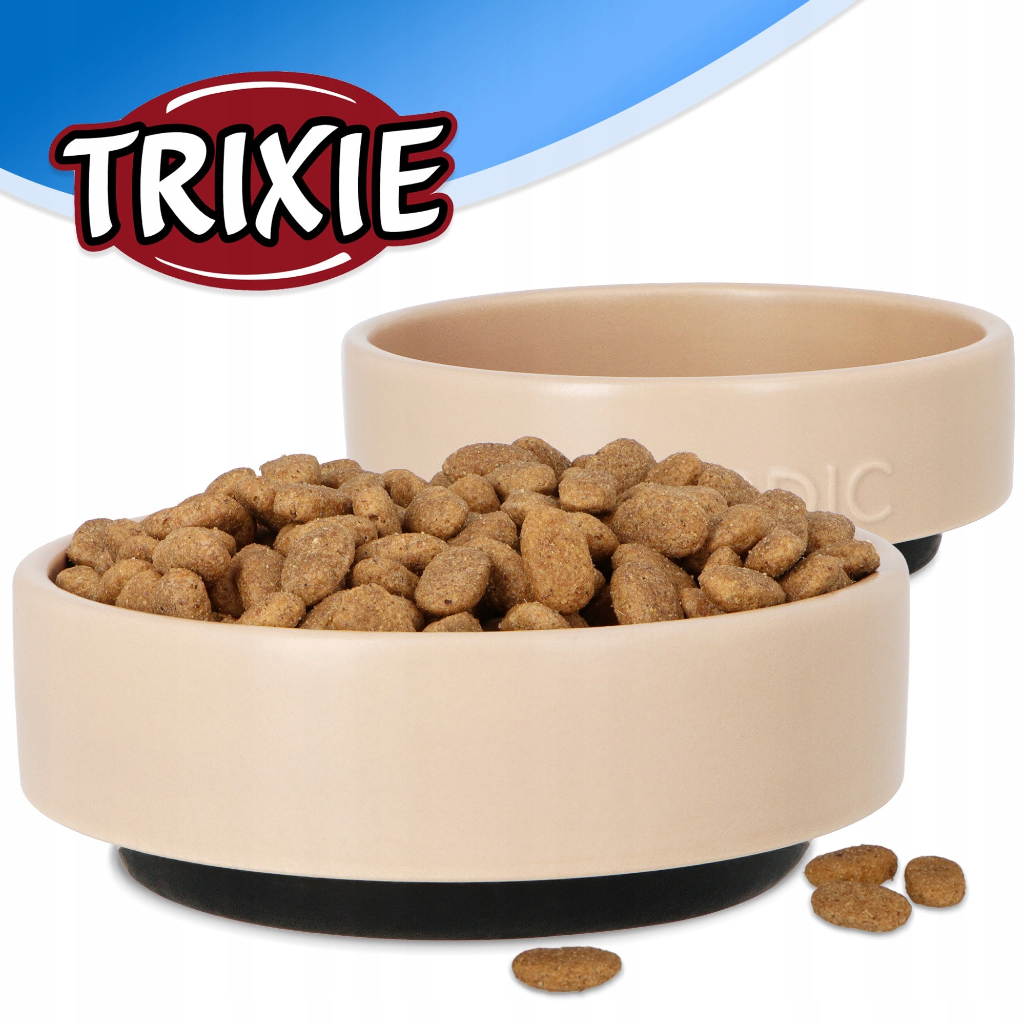 Trixie BE NORDIC dog bowl taupe ceramic/rubber 0,5l/o 16cm Trade name Trixie BE NORDIC miska dla psa taupe ceramiczna/guma 0,5l/o 16cm