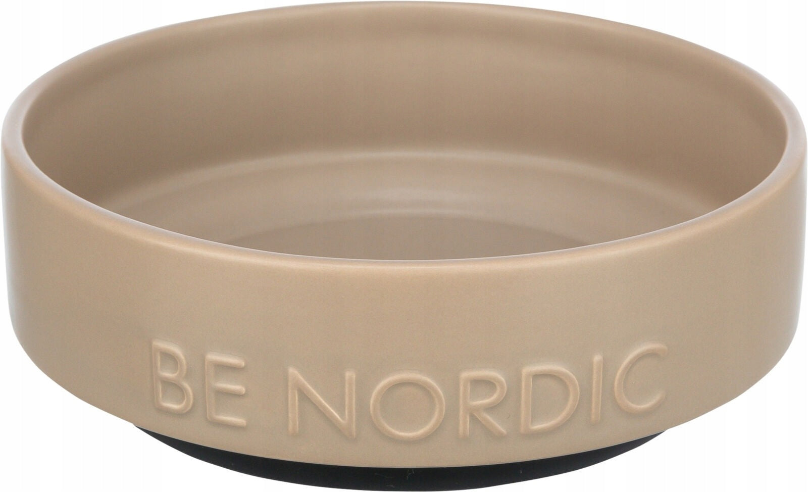 Trixie BE NORDIC dog bowl taupe ceramic/rubber 0,5l/o 16cm