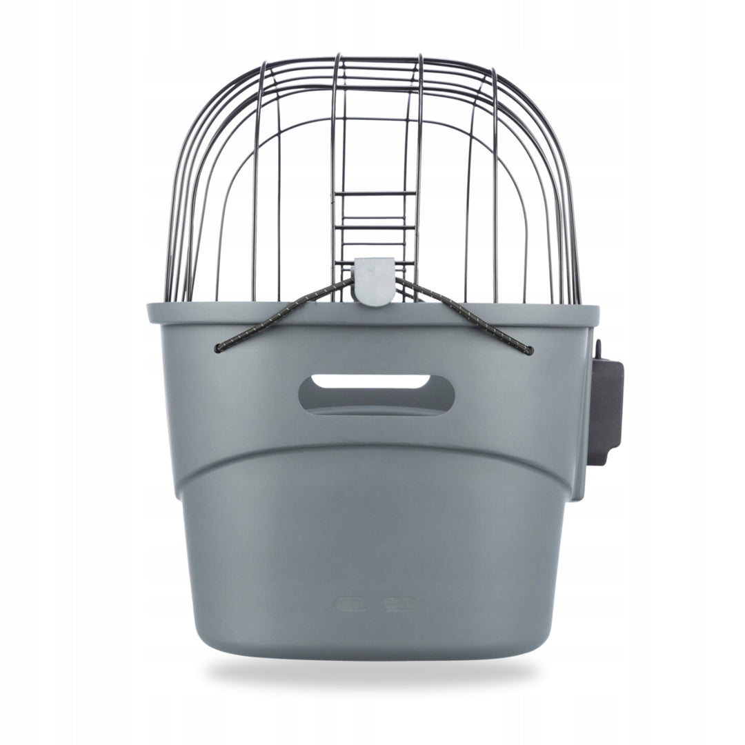 Trixie Cat/dog bike transporter basket, front grey plastic Brand Trixie