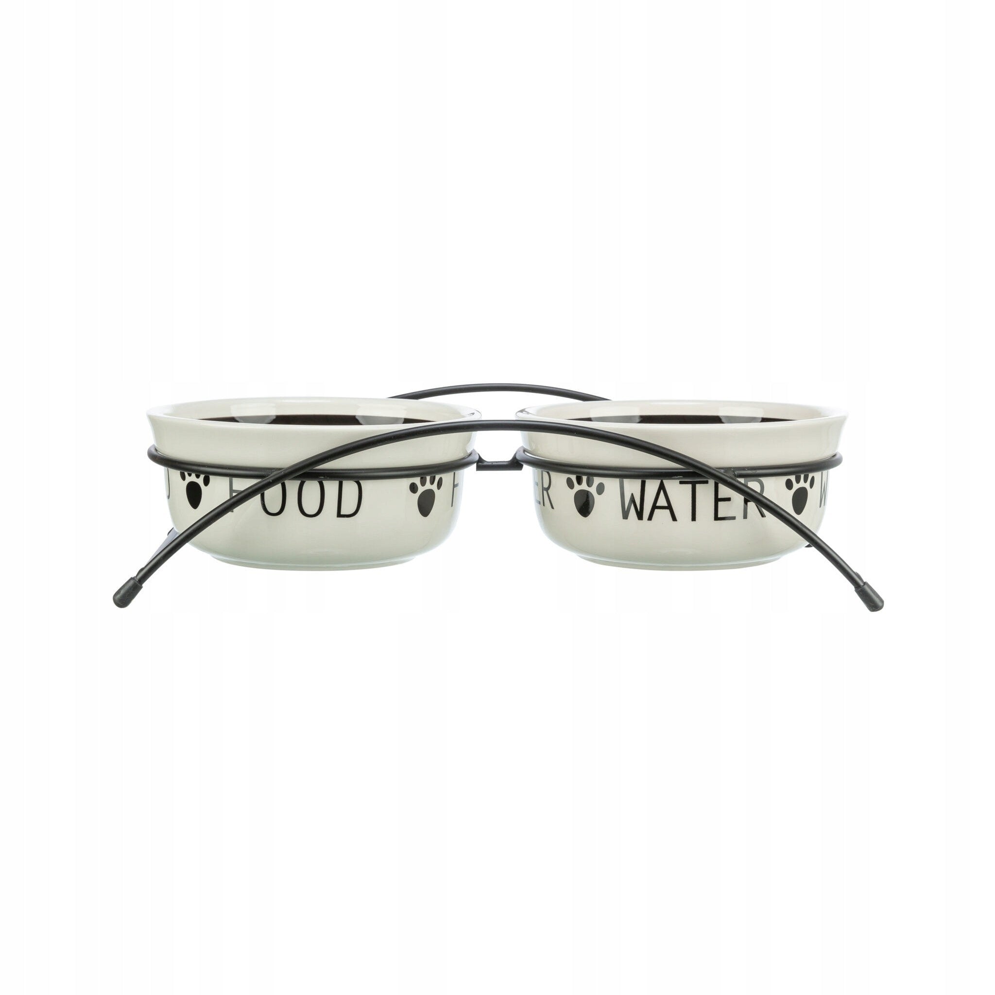 Trixie Dog Ceramic Bowl Set on Stand Eat on Feet 2 x 0.6 l Manufacturer code 24641