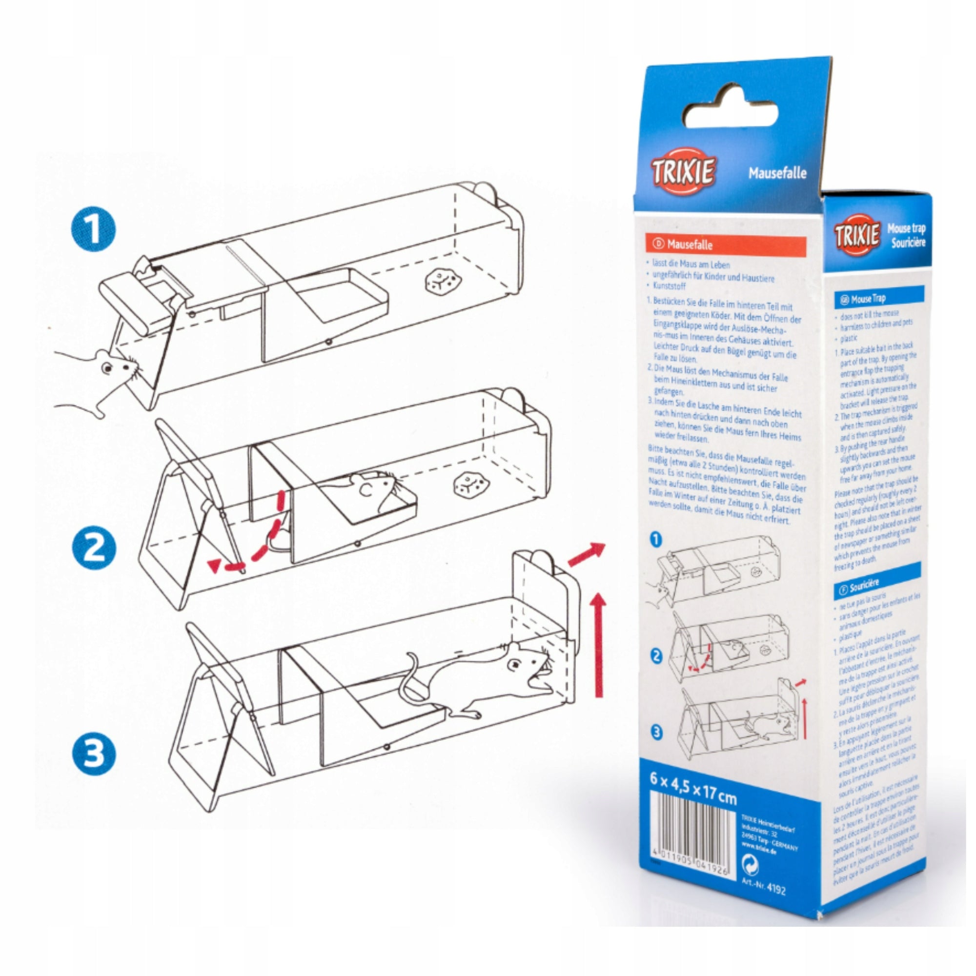 Trixie MOUSETRAP "TRIP TRAP" Kind trap