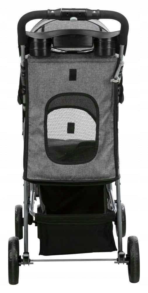 Trixie stroller transporter on wheels cat dog stroller up to 15 kg Build type top opening front or side opening locked