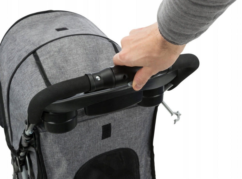 Trixie stroller transporter on wheels cat dog stroller up to 15 kg Product height 100 cm