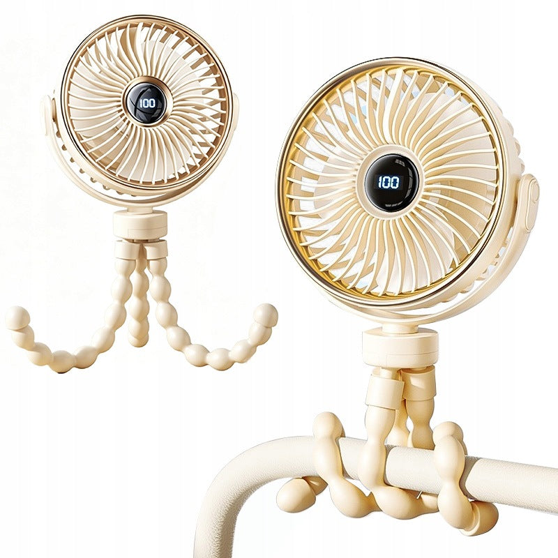 Trolley Fan Marsee Octopus Windmill Flexible Quiet USB 2000mAh