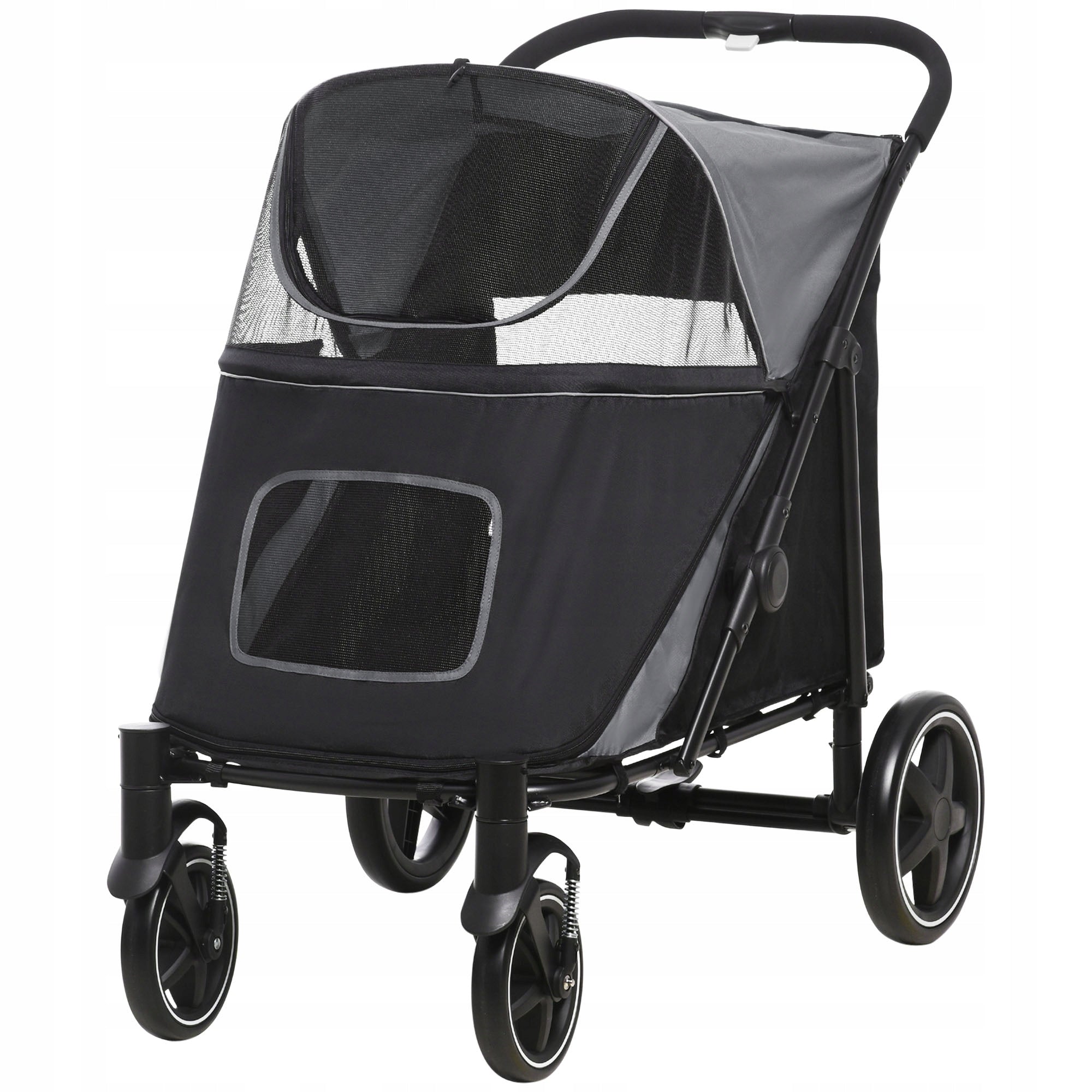 Trolley PawHut For Dog S/M 65x100x112 cm Max. 30kg Folding Transporter Packaging status original