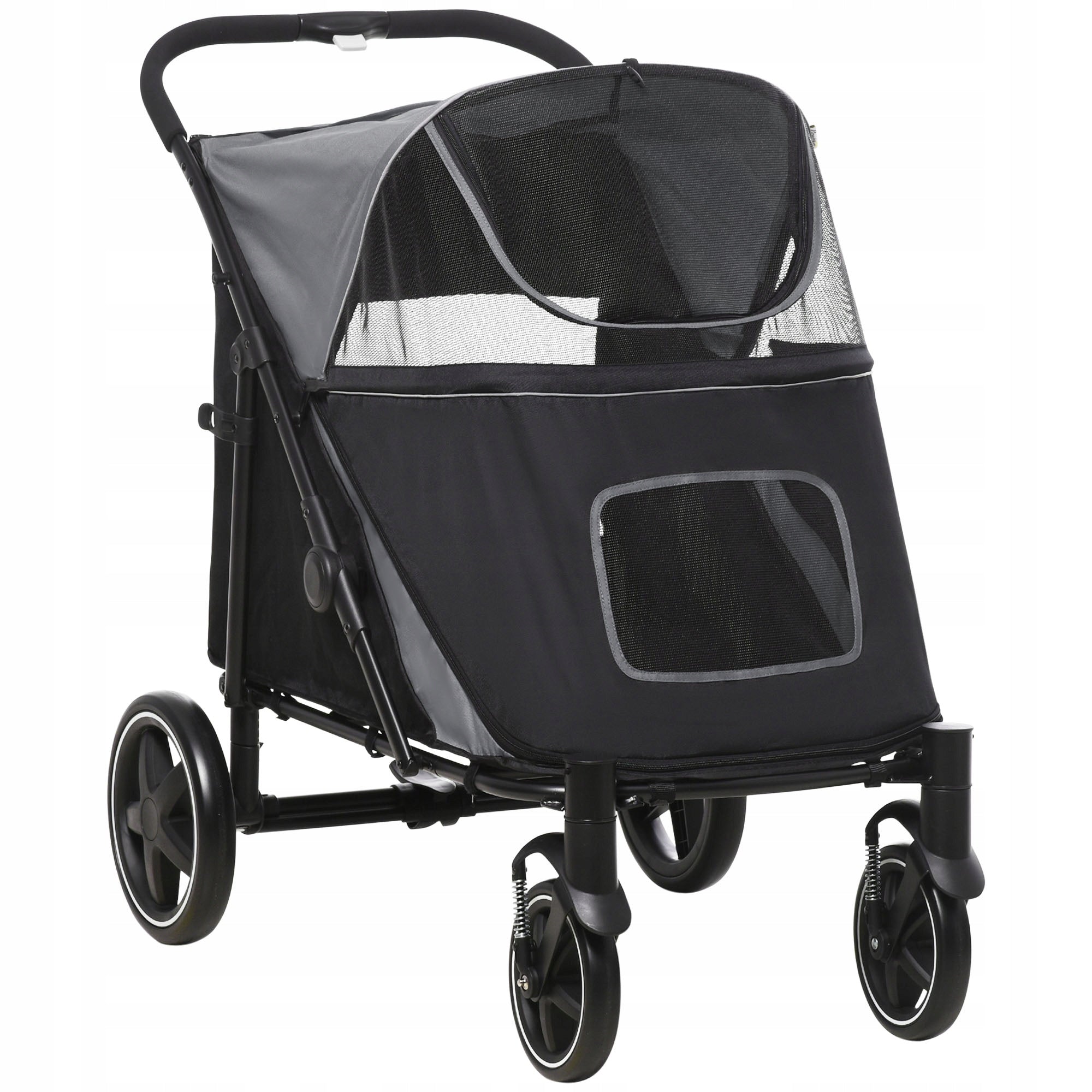 Trolley PawHut For Dog S/M 65x100x112 cm Max. 30kg Folding Transporter
