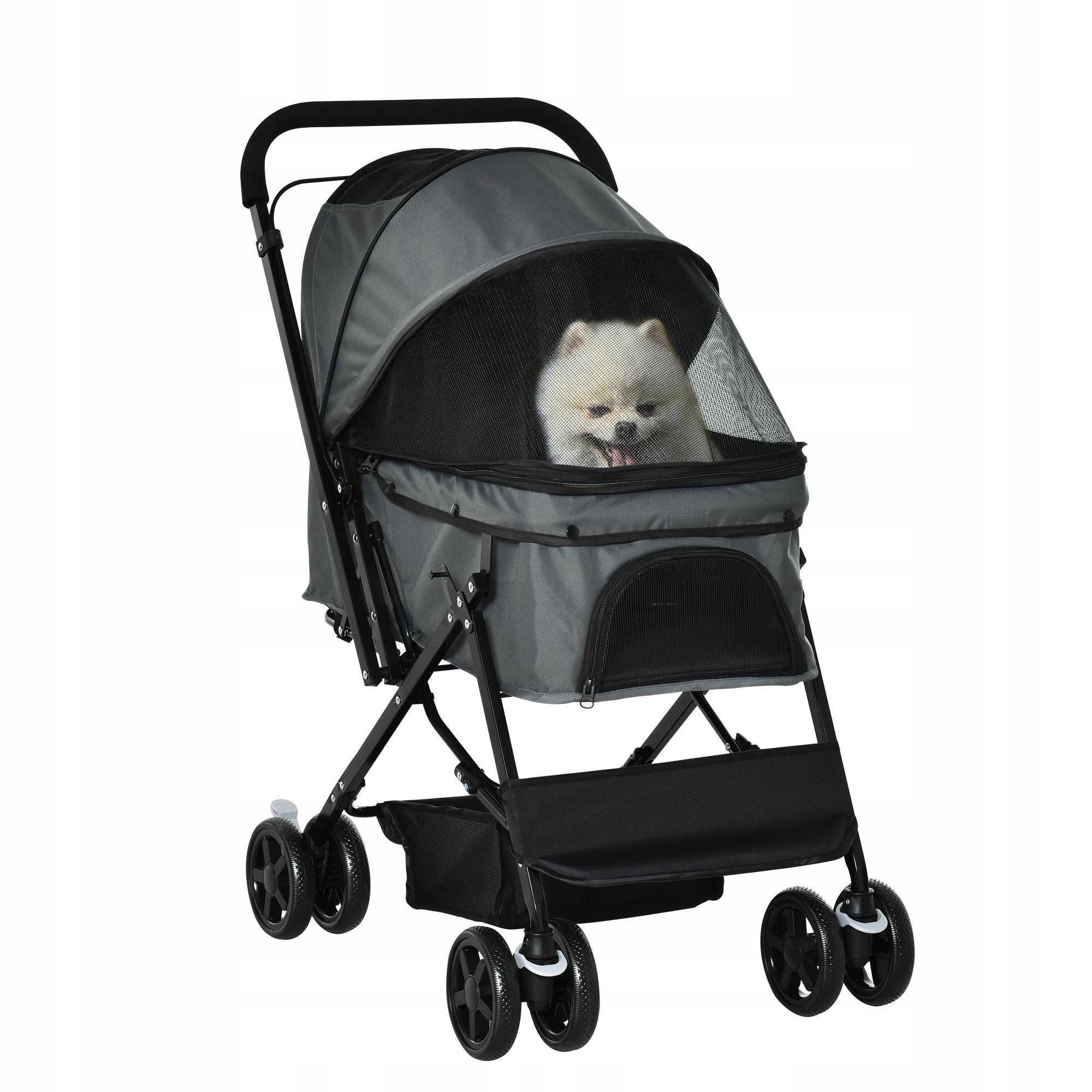 Trolley PawHut grey size. S/M 52 x 95 x 76 cm Brand PawHut