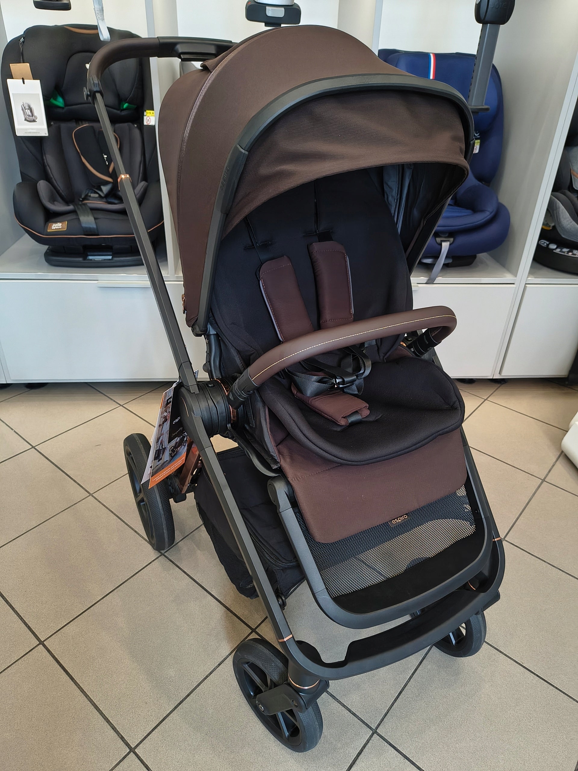 Trolley front rear ESPIRO Miloo Way 208 Excelent Chocolate EAN (GTIN) 5905683801409