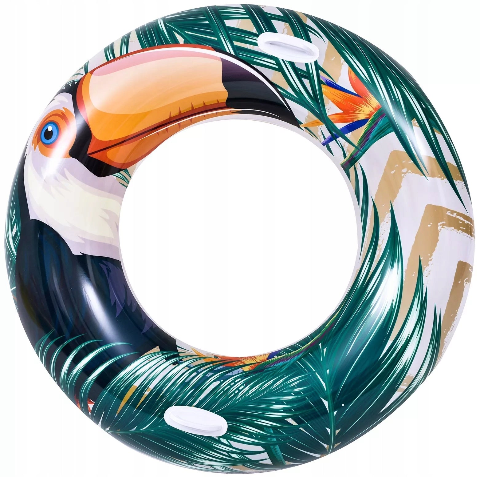 Tropical Swimming Wheel Flamingo Toucan 115cm Jilong Packaging status original