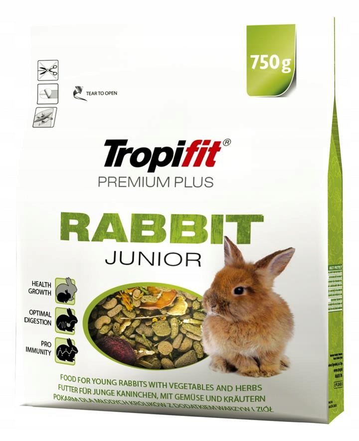 Tropifit Premium Plus Rabbit Junior 750g Rabbit