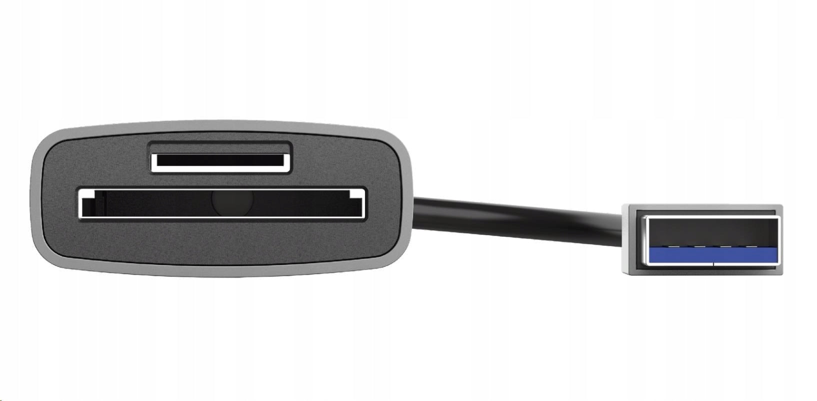 Trust 24135 memory card reader high speed USB 3.2 SD microSD Dalyx Packaging status original
