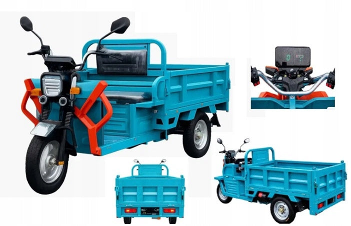 Tuktuk Electric Tricycle Vehicle E-TUK 1500W V2 58ah hauler quad melex