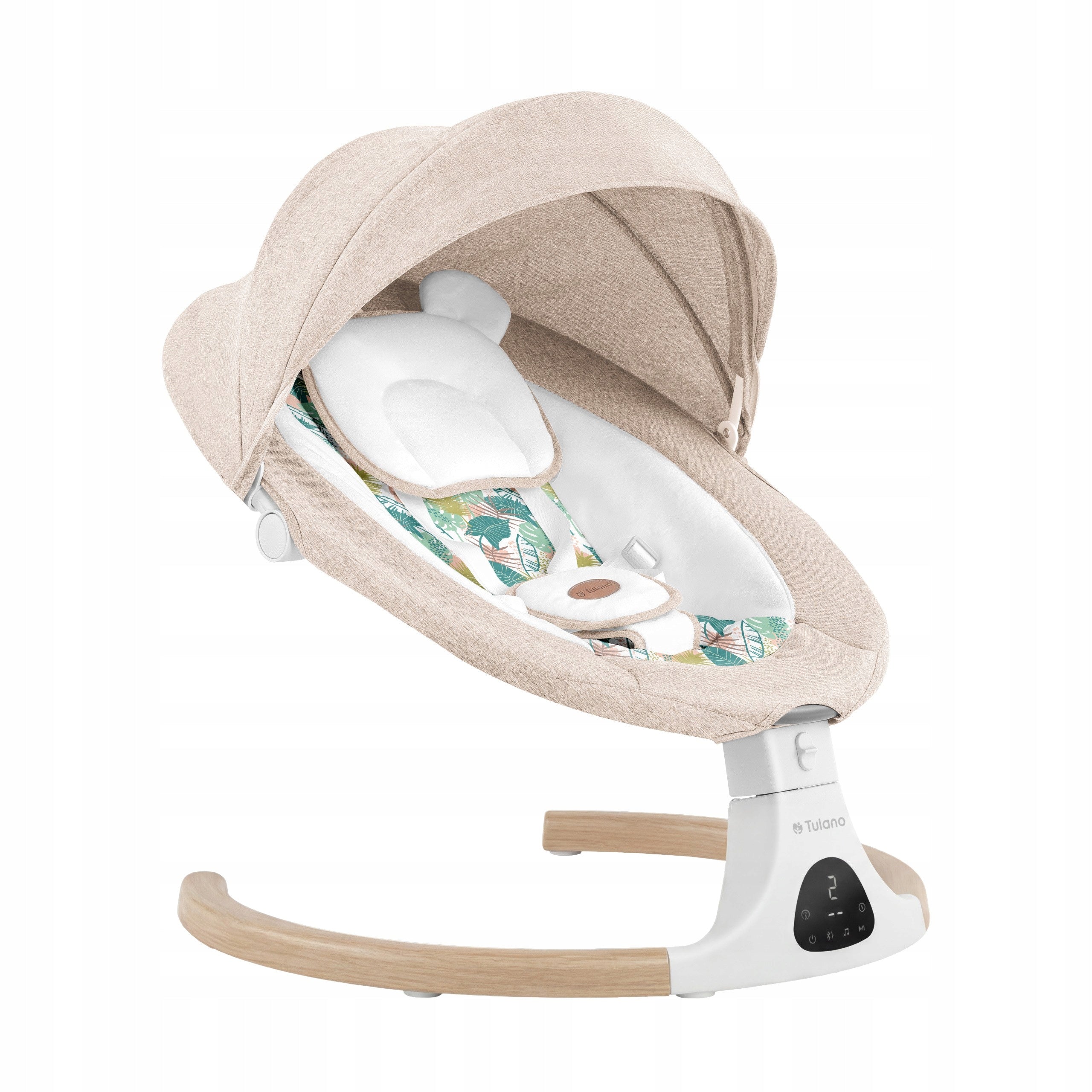 Tulano Deckchair ELECTRIC ROCKER Bluetooth Music Remote Control ASTRID Beige