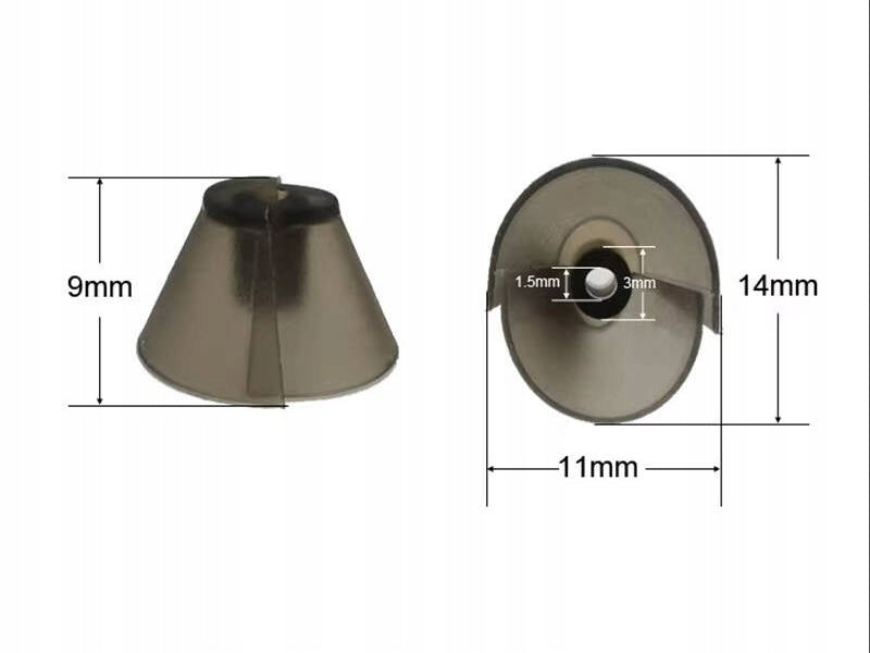 Tulip cap / dome for ReSound camera, Beltone, Interton -10 pcs. Medical device no