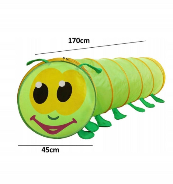 Tunnel caterpillar for children play tent 178x48 cm house garden cover Manufacturer code Tunel namiot gąsienica dla dzieci In_Stock