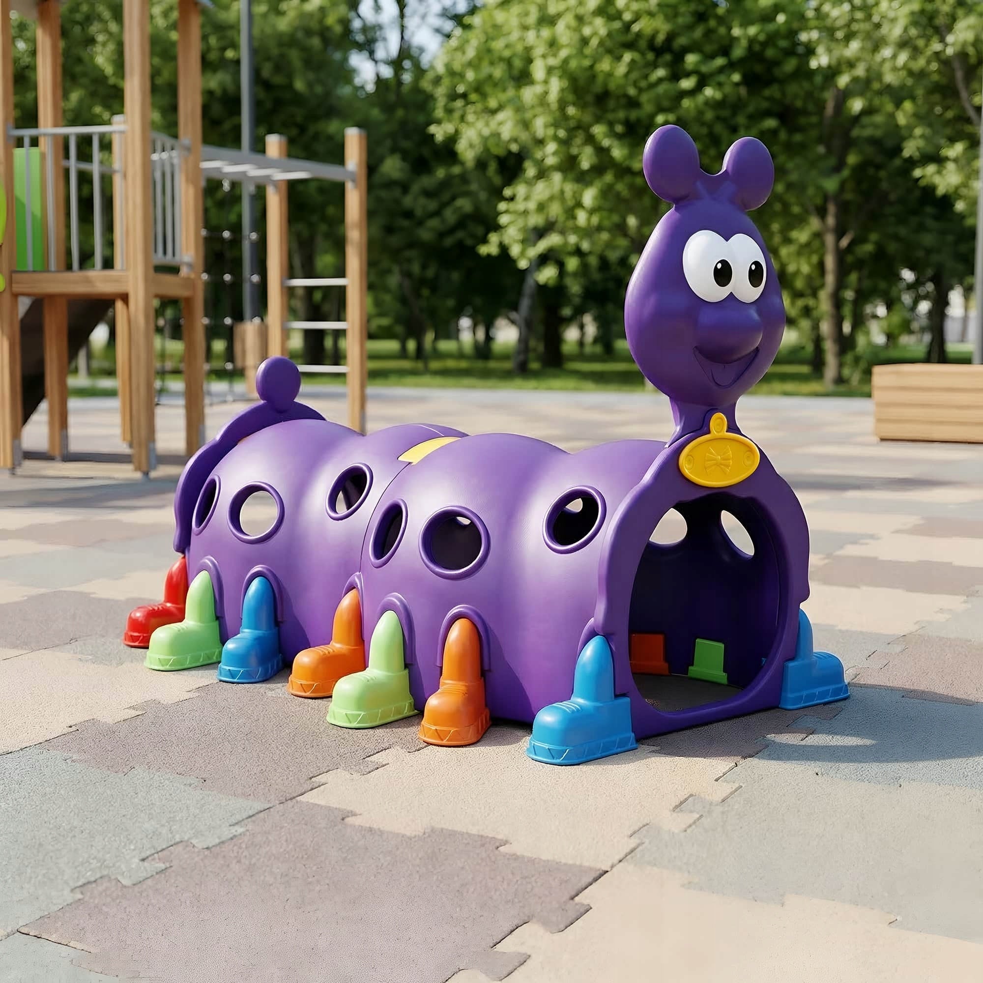 Tunnel for a child Worm Toys for the square toys Kind plastic