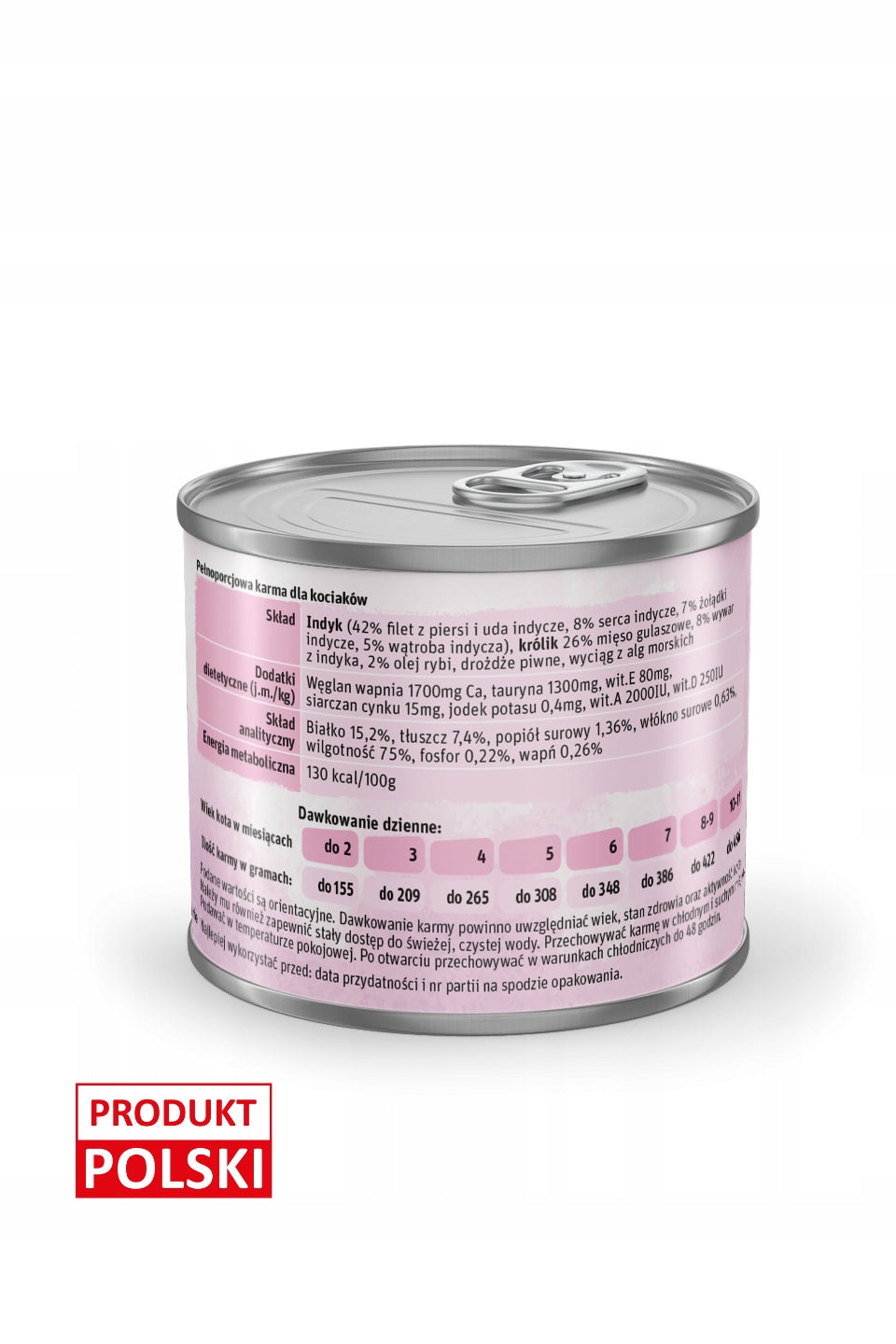 Turkey with Rabbit - Wet Food for Kittens Oakfarm 200 g Brand no brand