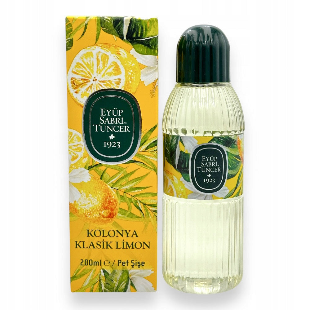 Turkish Lemon Eau de Cologne 200 ml refreshing disinfectant 80%