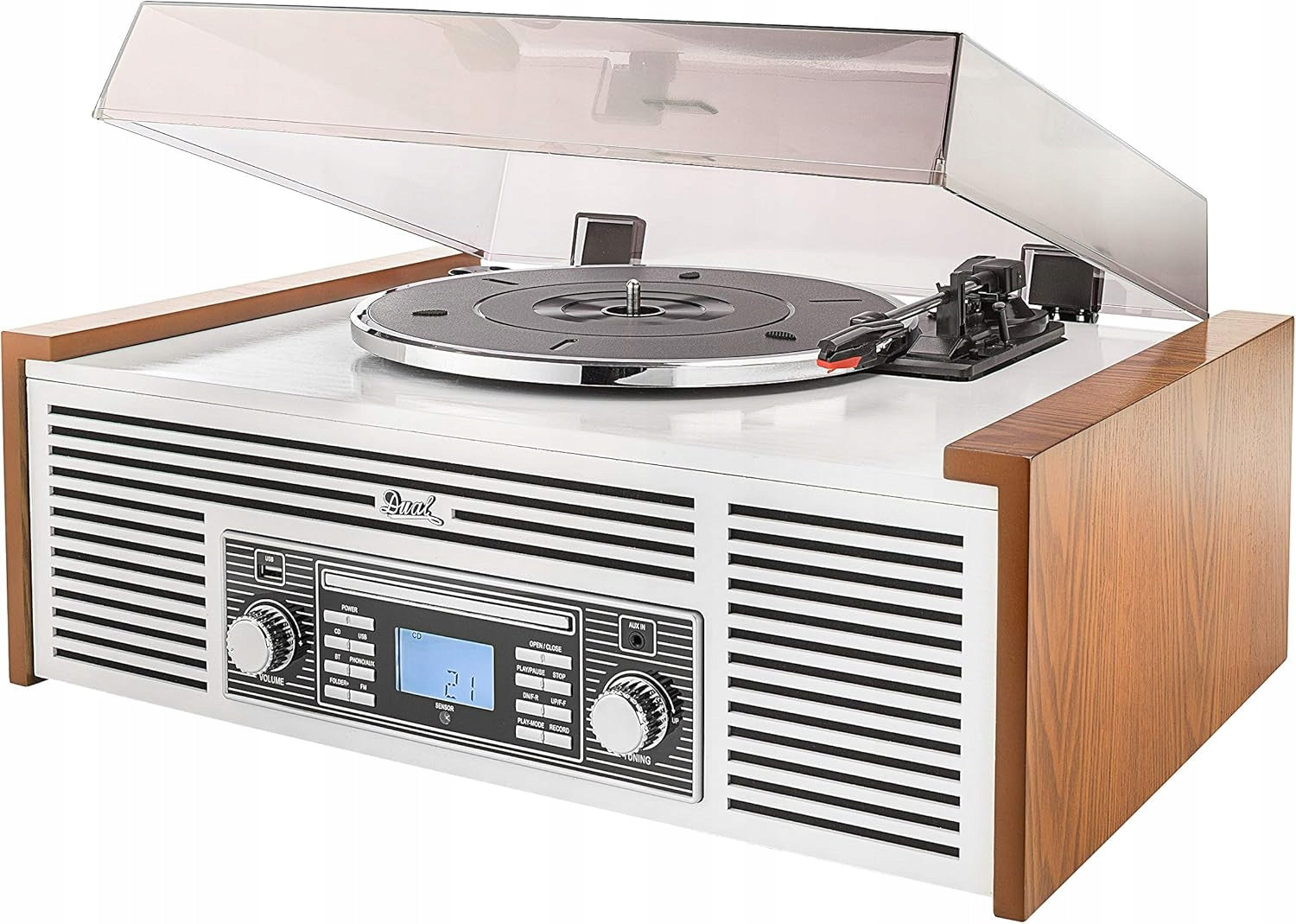 Turntable RETRO Dual NR 7 CD Mp3 USB Bluetooth AUX PILOT
