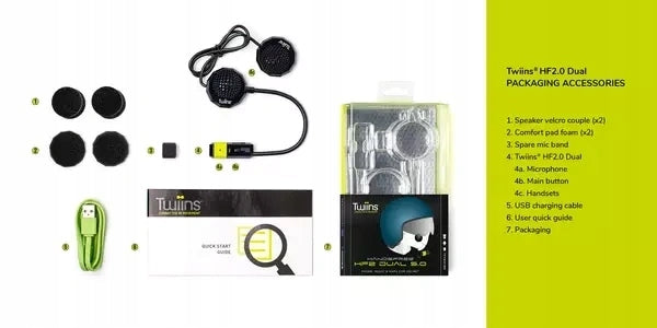Twiins HF2 Dual 5.0 Bluetooth Headset Manufacturer Twiins