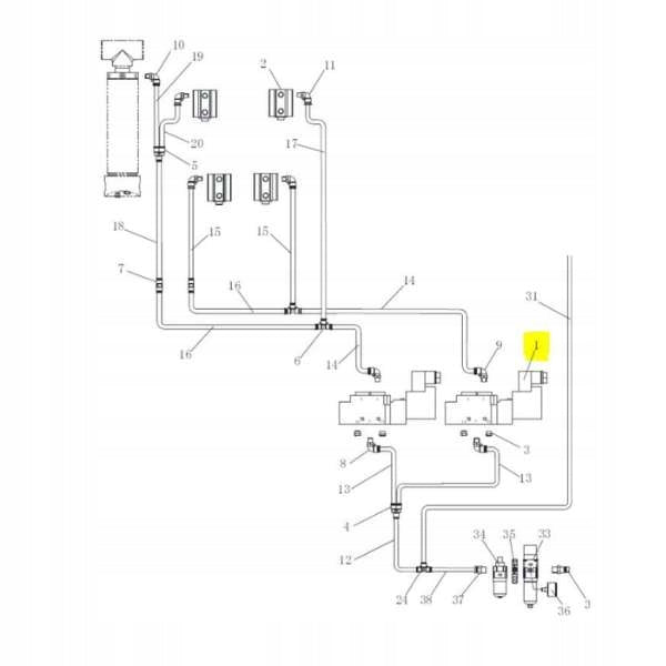 Twin Busch Replacement: DC24 Electromagnetic Pneumatic Valve Manufacturer code twin-12