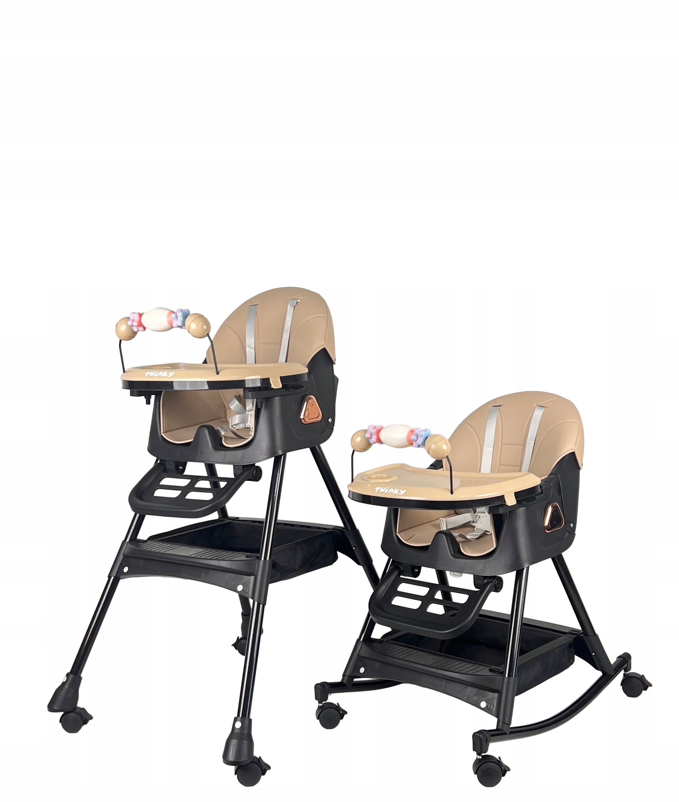 Twinky Baby MAXI SWING 2-in-1 Feeding Chair - Adjustable - Black Manufacturer code 8720938674389
