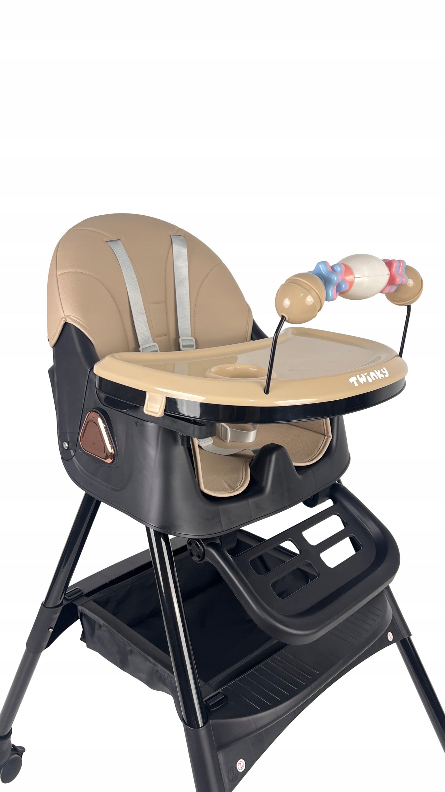 Twinky Baby MAXI SWING 2-in-1 Feeding Chair - Adjustable - Black Packaging status original